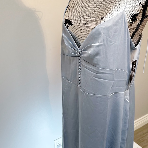 NWT 🌟Host Pick🌟DANIELLE BERNSTEIN SATIN MIDI SLIP DRESS - sz 16 - Picture 5 of 10